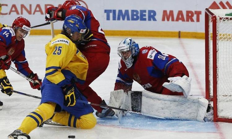 Молодежный чемпионат мира по хоккею 2015, Россия – Швеция, полуфинал 5 01 15: российская молодежка разгромила шведов и вышла в финал