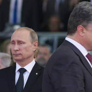 Президенты России и Украины