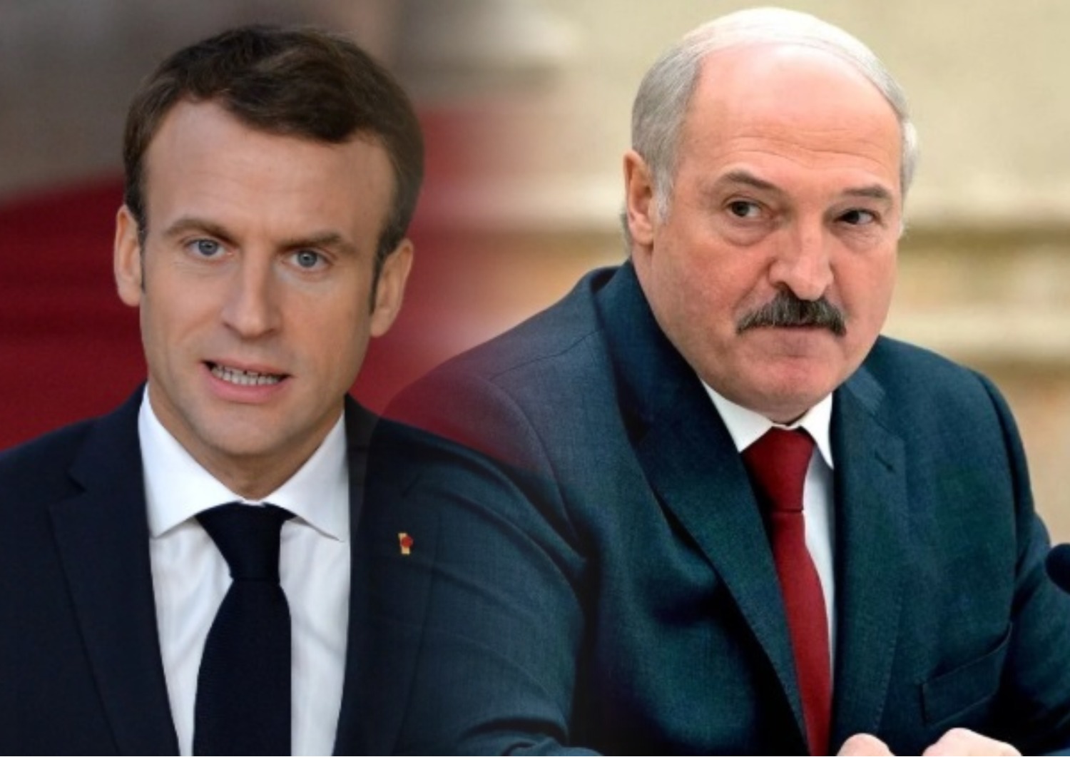 Макрон потребовал от Лукашенко дистанцироваться от конфликта на Украине