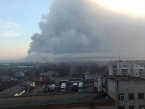 На Украине на военном арсенале прогремели взрывы