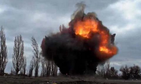 Взрыв под Донецком