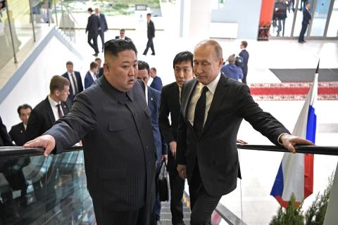 Путин и Ким Чен Ын обменялись поздравительными посланиями