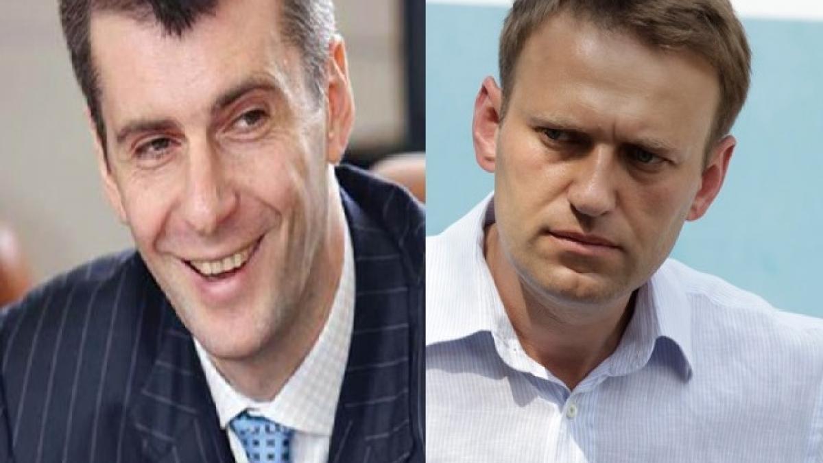 Михаил Прохоров и Алексей Навальный Михаил Прохоров и Алексей Навальный