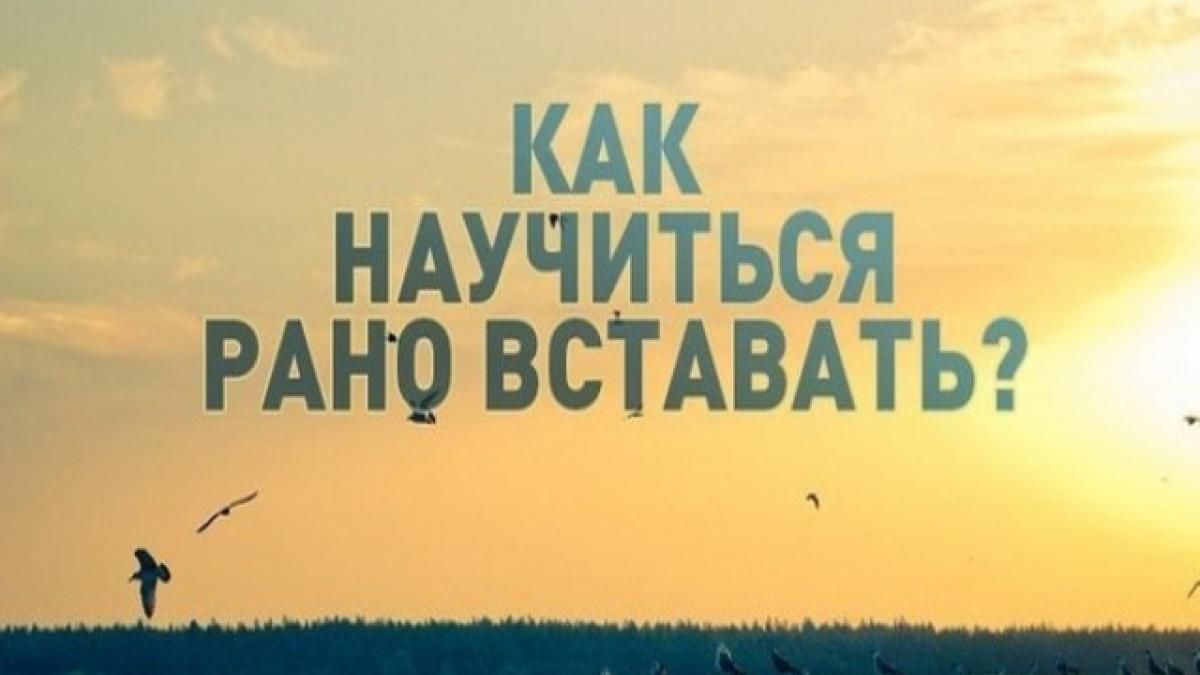 Как научиться просыпаться рано утром Как научиться просыпаться рано утром