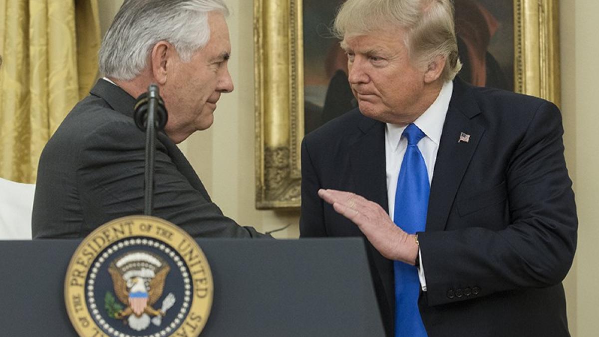 Трамп следил за пресс-конференцией Лаврова и Тиллерсона Трамп следил за пресс-конференцией Лаврова и Тиллерсона
