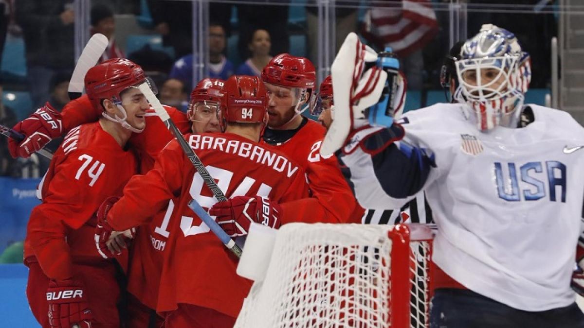 Хоккей, Россия - США 17 февраля, счет Россия-США, 17 февраля, счет