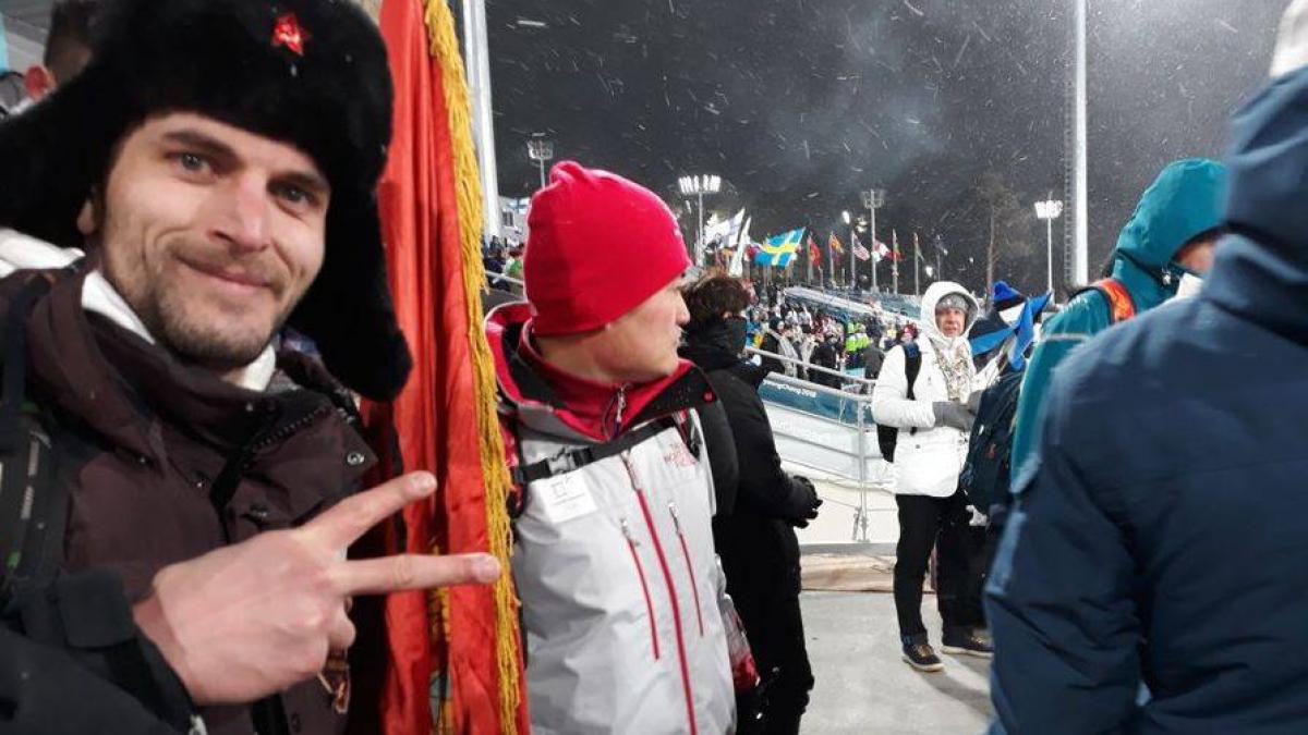 Российских болельщиков выгнали со стадиона на Олимпиаде Российских болельщиков выгнали со стадиона на Олимпиаде в Пхенчхане