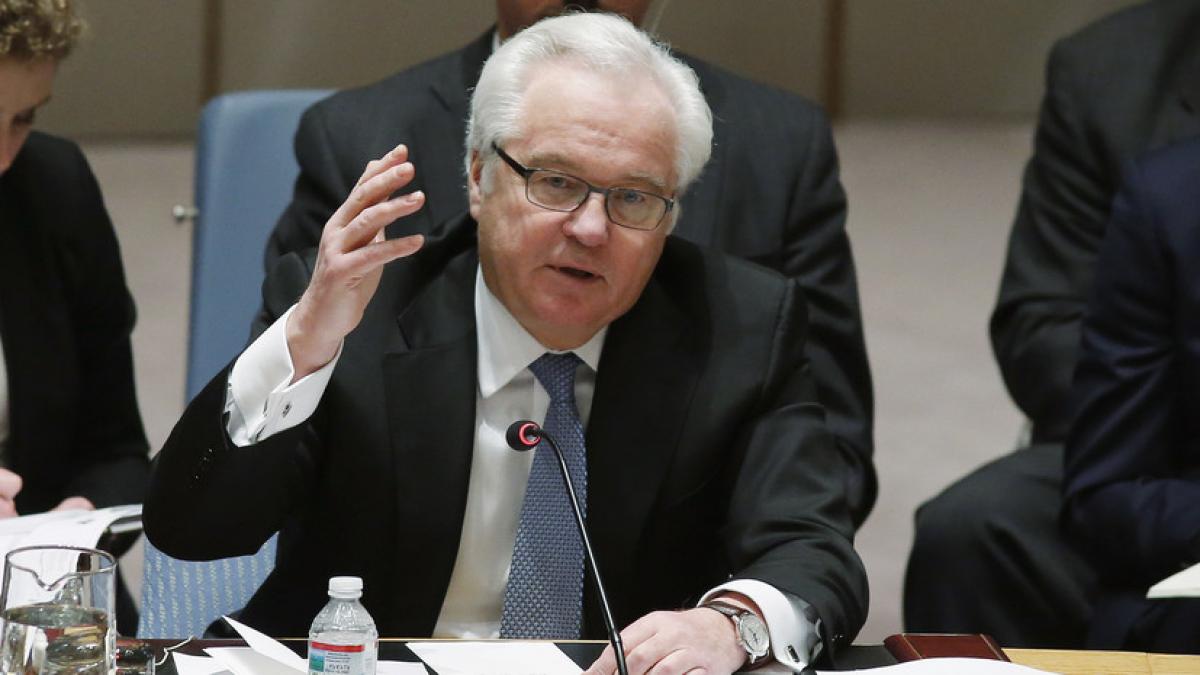 Чуркин обратился к США: дипломат призвал к совести Запад Чуркин обратился к США: дипломат призвал к совести западных коллег