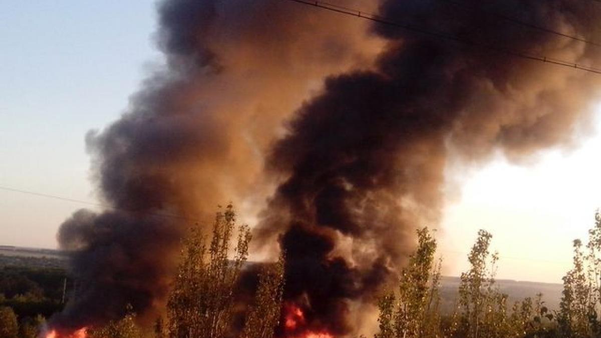 Мощный взрыв в Макеевке Взрыв под Донецком - подробности