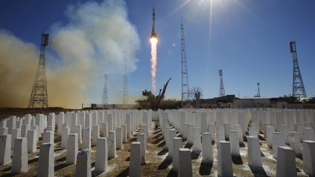 запуск ракеты "Союз" запуск ракеты "Союз"