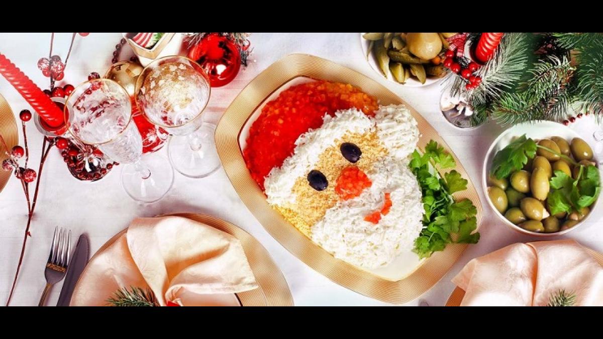 новогодний стол новогодний стол