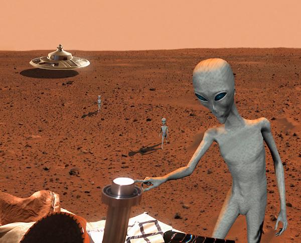 На Марсе покоятся подозрительные останки пришельцев НАСА по-прежнему стоит на своем