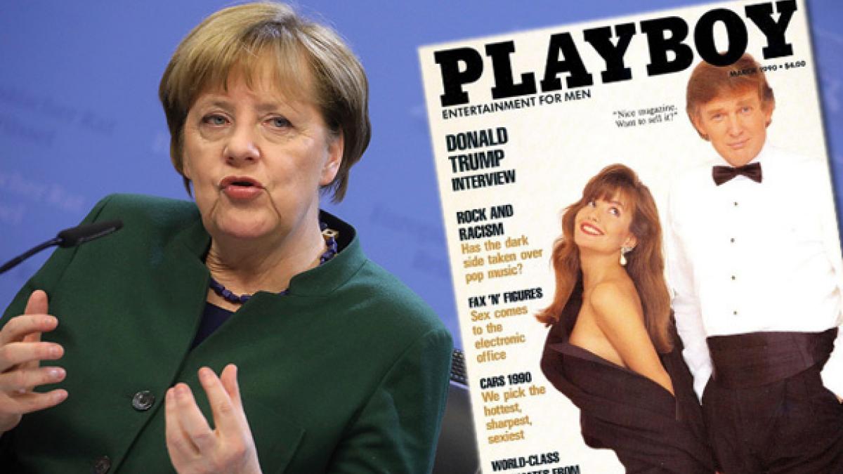 Меркель изучала Трампа по Playboy Меркель и Playboy