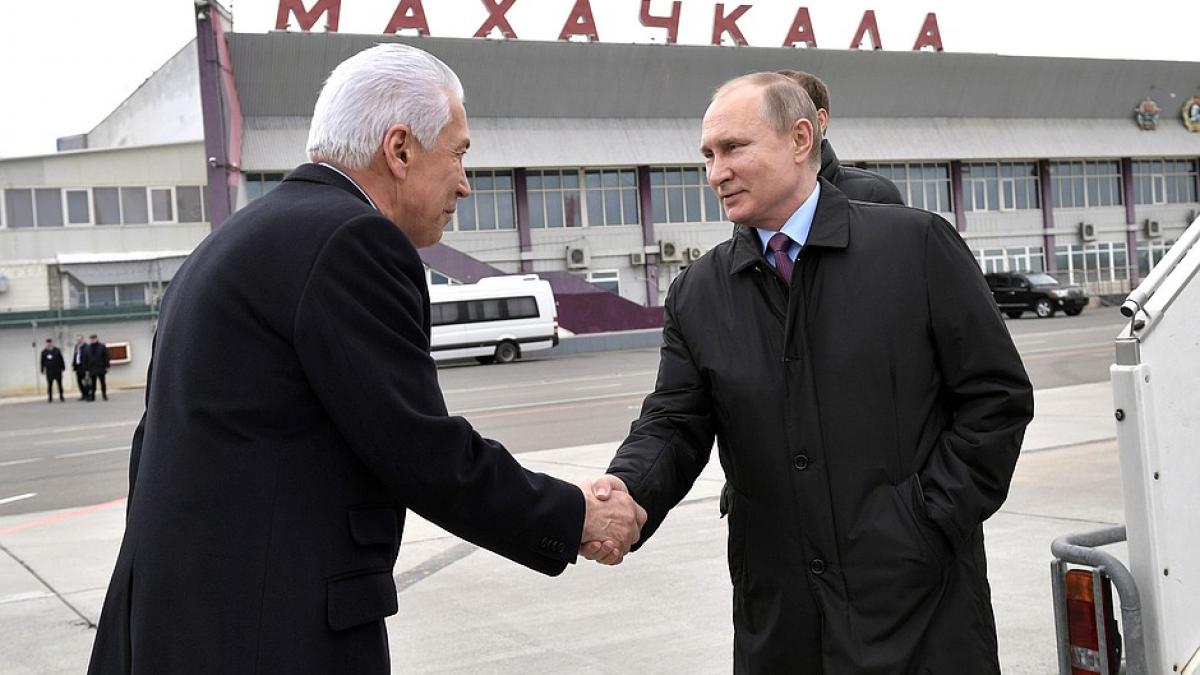 Владимир Путин прибыл в Дагестан Владимир Путин прибыл в Дагестан