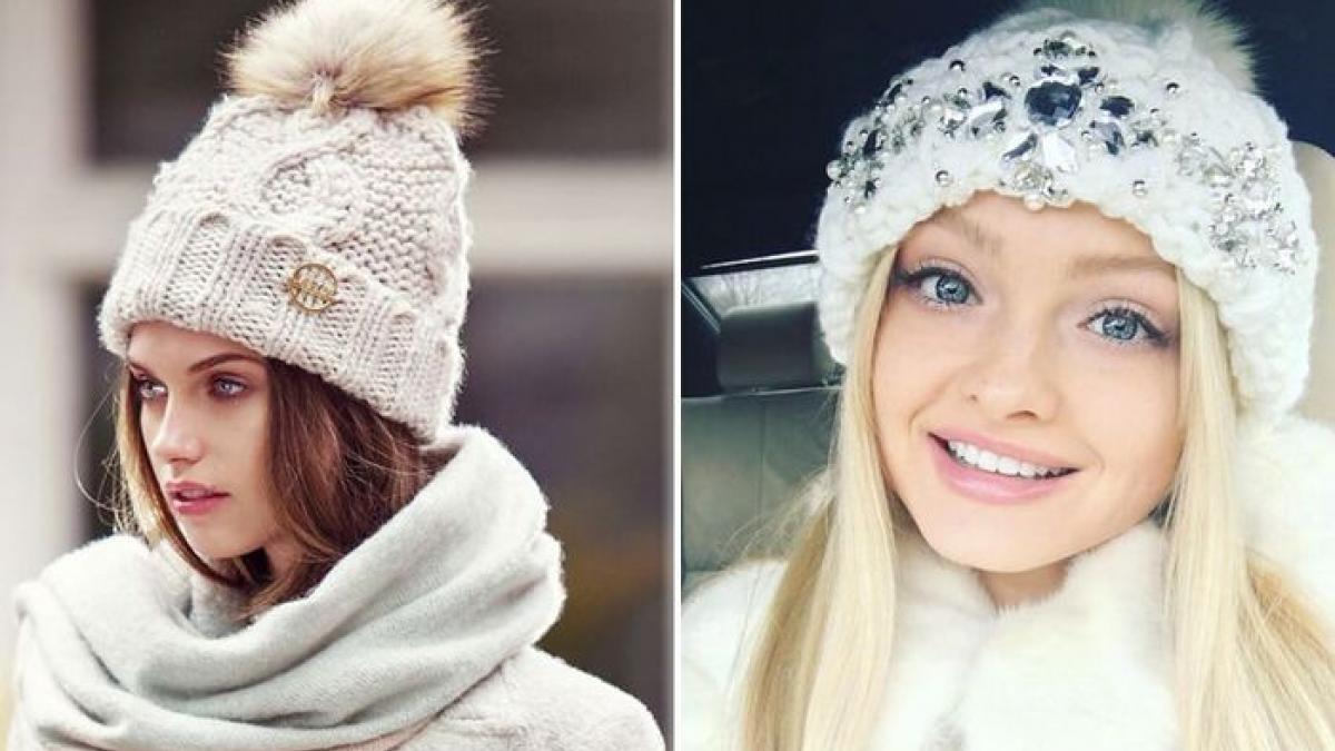 женские шапки Женские шапки: актуальные тренды вязаных шапок 2019 года