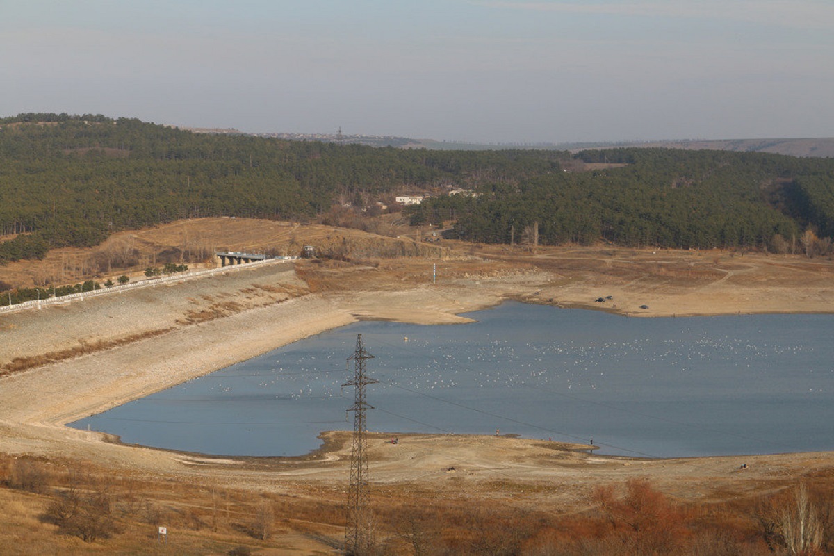 Симферопольское водохранилище сегодня фото