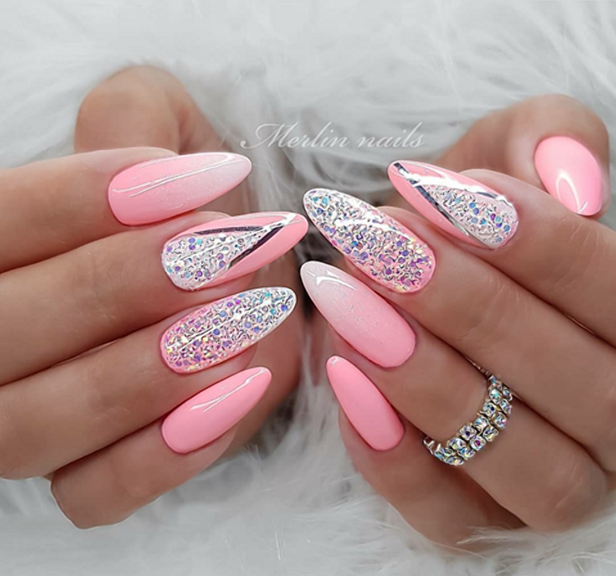 Дизайн ногтей новинки 2024г. Розовые ногти. Шикарные ногти. Р̸о̸з̸о̸в̸ы̸й̸ м̸а̸н̸и̸к̸. Красивый розовый маникюр.