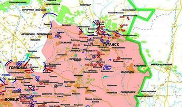 Луганская республика боевые действия. Карта наступления ЛНР. Лутугино на карте ЛНР. Карта боев Луганск.