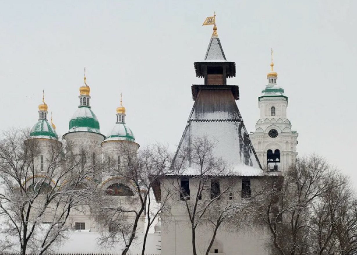 Астрахань зимой фото