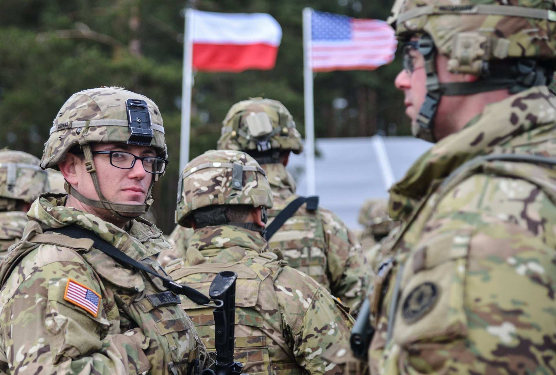 Солдаты НАТО В Польше