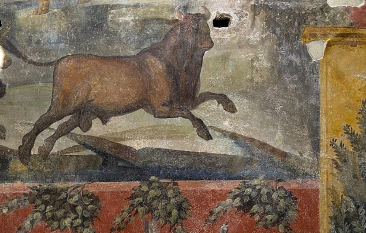 Реставраторы восстановили древние фрески из Помпеев