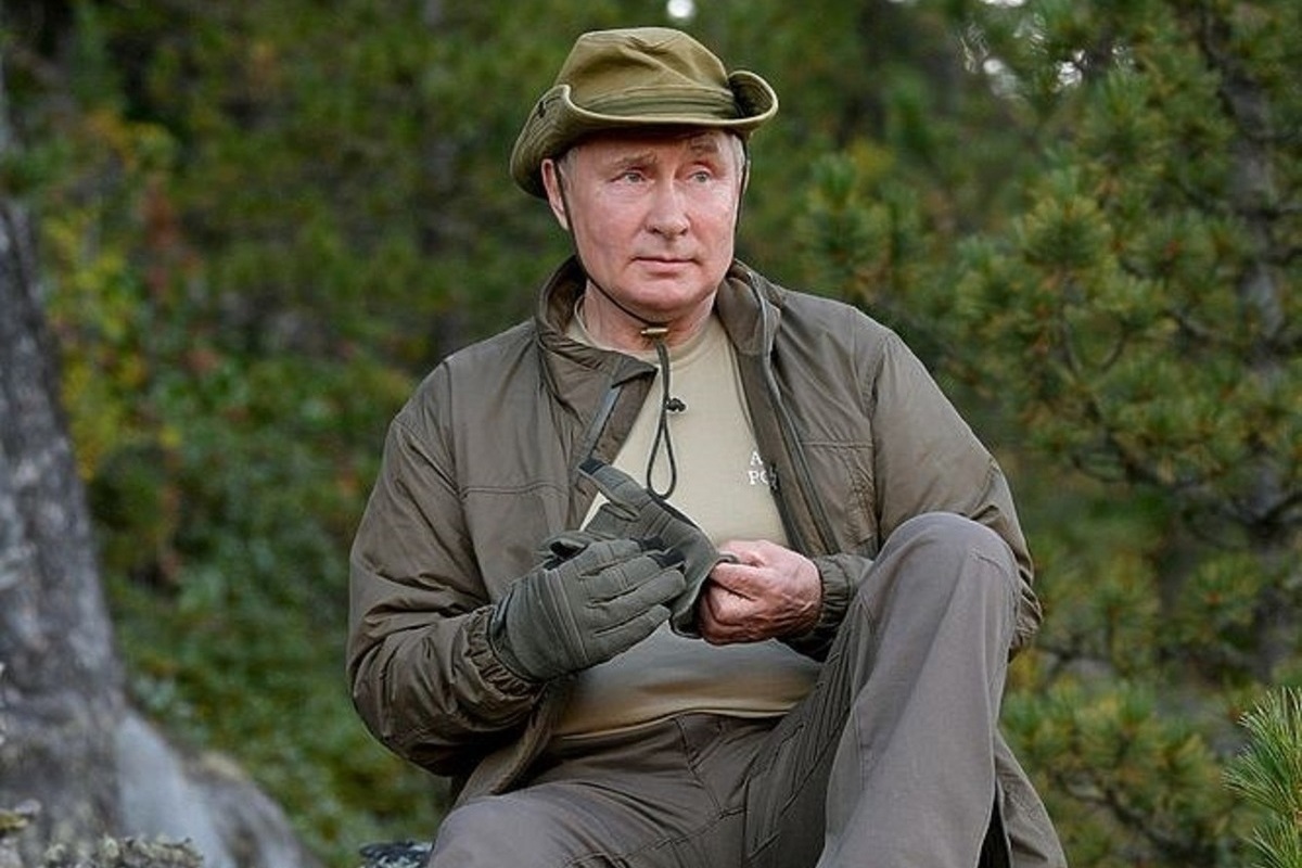 путин в реке