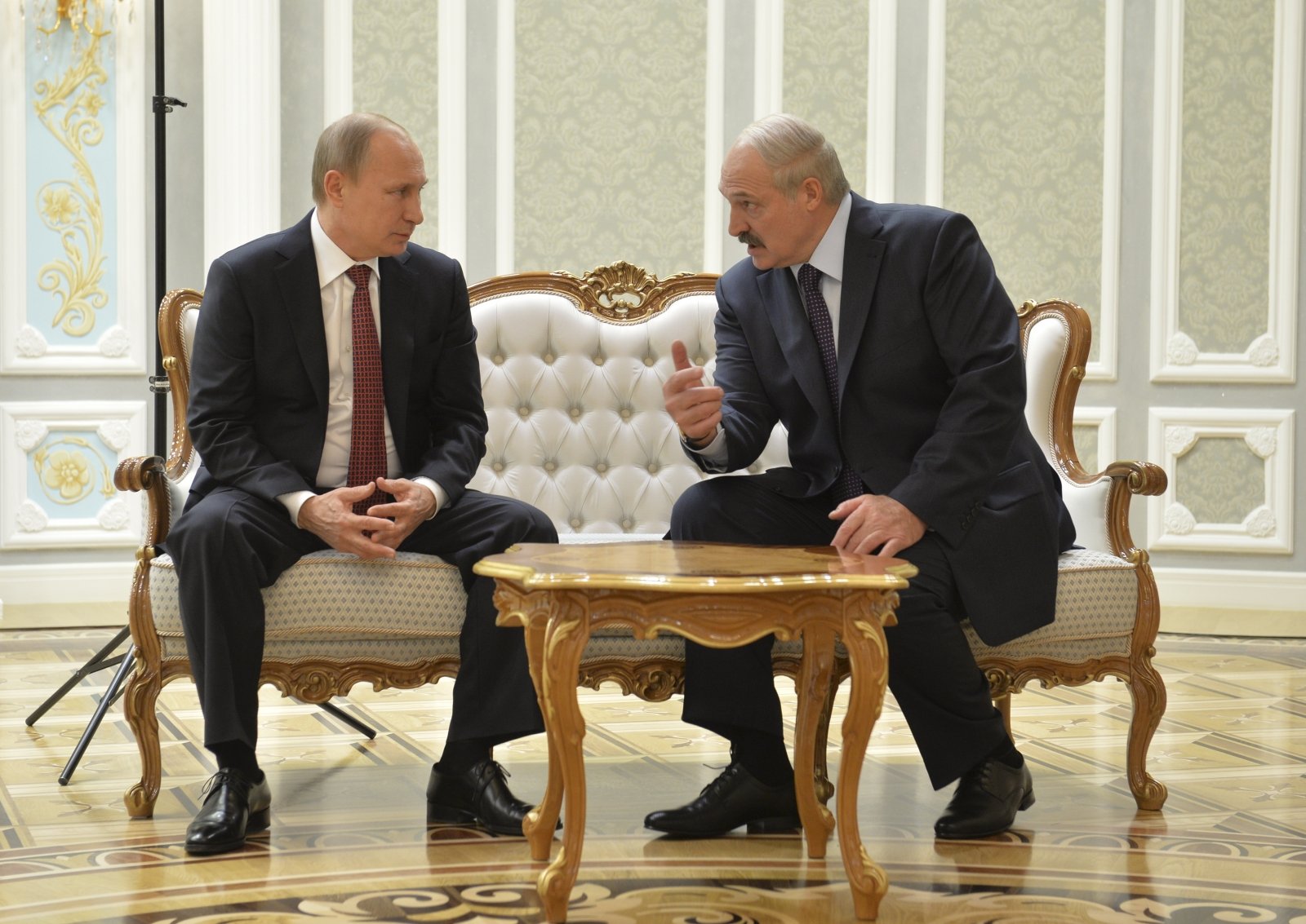 Путин и Лукашенко в Сочи 2021