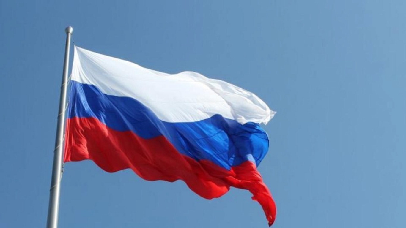 Развивающийся флаг рф гиф