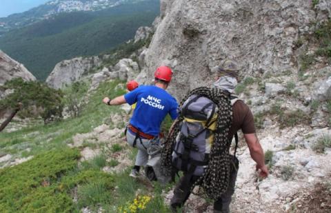 В горах Крыма потерялась группа глухонемых туристов
