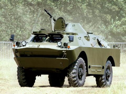 На улицах Ростова заметили колонну бронетехники