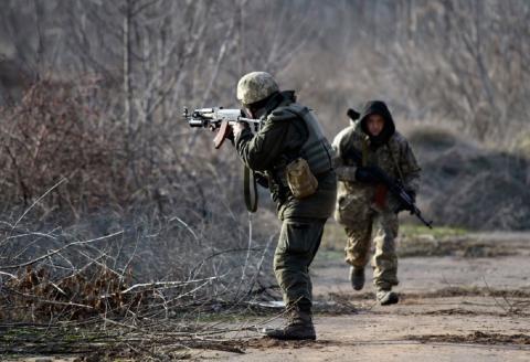 бой ВСУ под Донецком