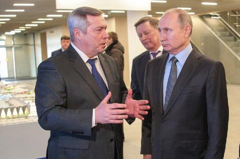 Путин напомнил Голубеву о проблемах Ростовской области
