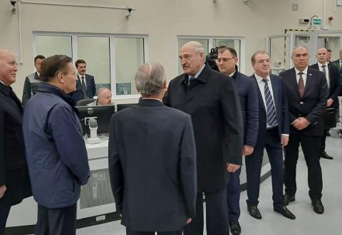Лукашенко запуск АЭС