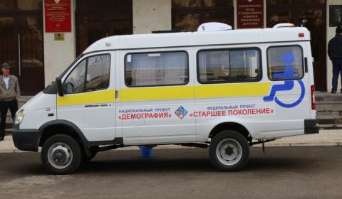 Дагестанским учреждениям соцзащиты вручили ключи от новых автомобилей