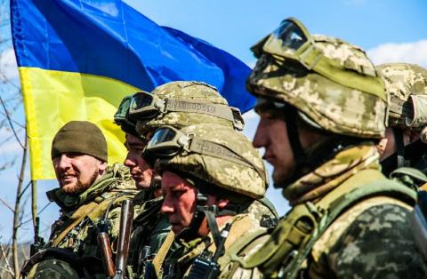 Украинские военные бегут