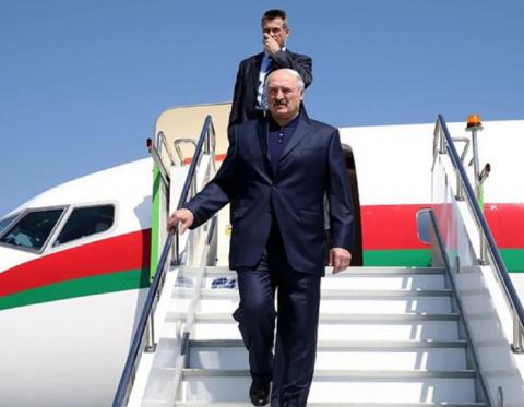 Александр Лукашенко самолет