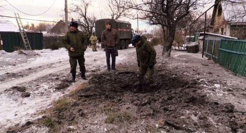 Воронка от снаряда
