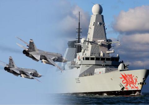  ВКС России “атаковали” эсминец HMS Duncan 