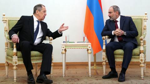 Сергей Лавров и Никол Пашинян