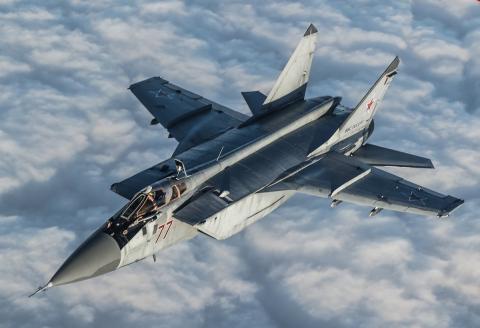В США обеспокоились переброской МиГ-31 на Чукотку
