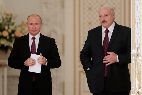 Путин и Лукашенко