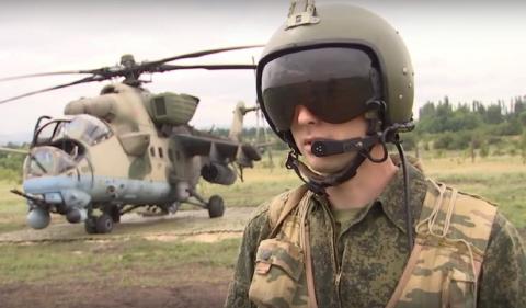 Командир вертолета Ми-35