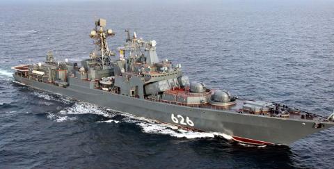 корабли ВМФ России и американцы