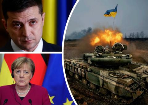 На Донбассе уличили Владимира Зеленского во лжи Ангеле Меркель
