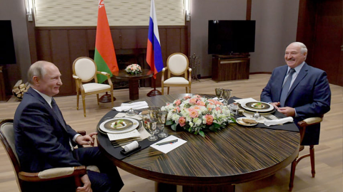 Встреча Путина и Лукашенко