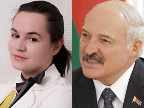 Тихановская и Лукашенко