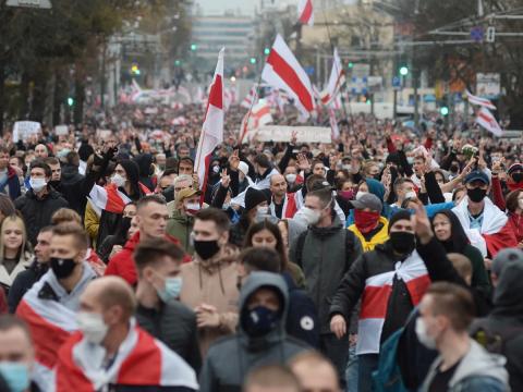 Митинг в Белоруссии
