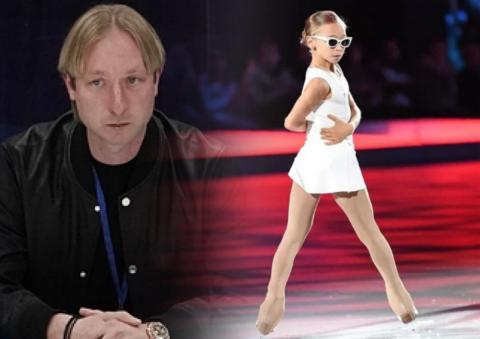 Космический каскад исполнила ученица Плющенко