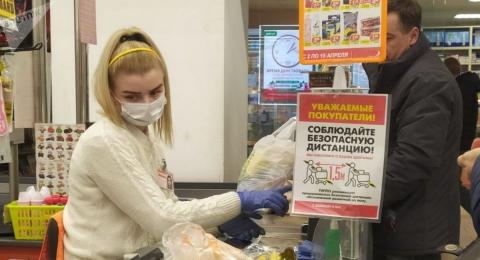 На кассе в магазине