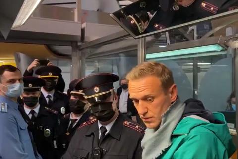 Алексей Навальный задержание